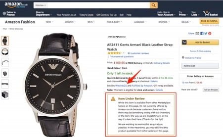 Armani Watch From Amazon