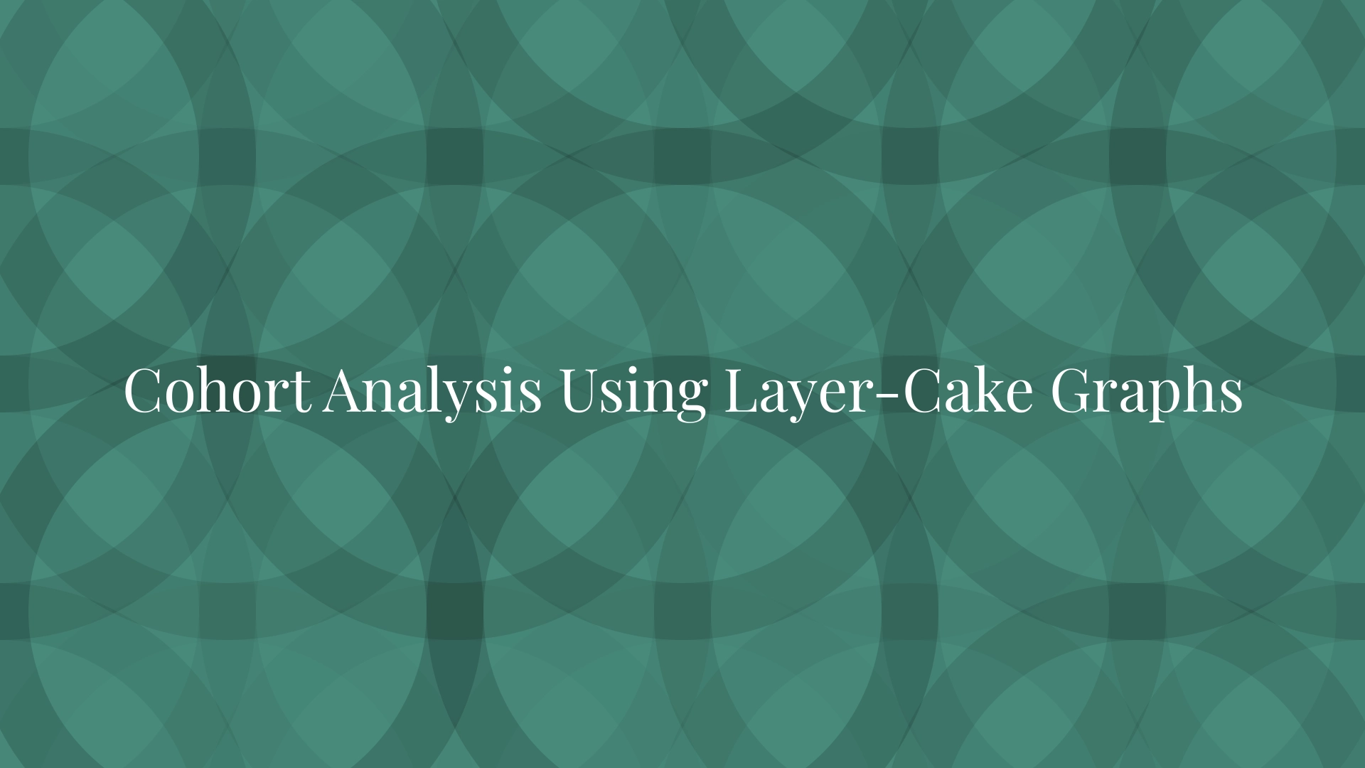 Cohort Analysis Using Layer-Cake Graphs