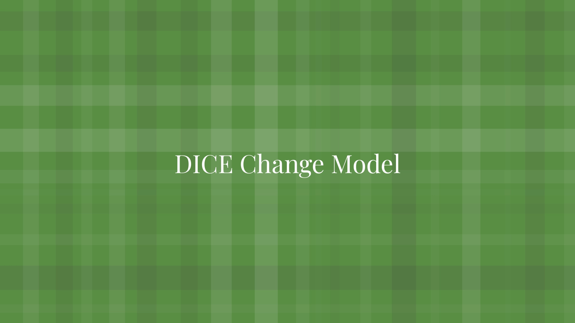 DICE Change Model