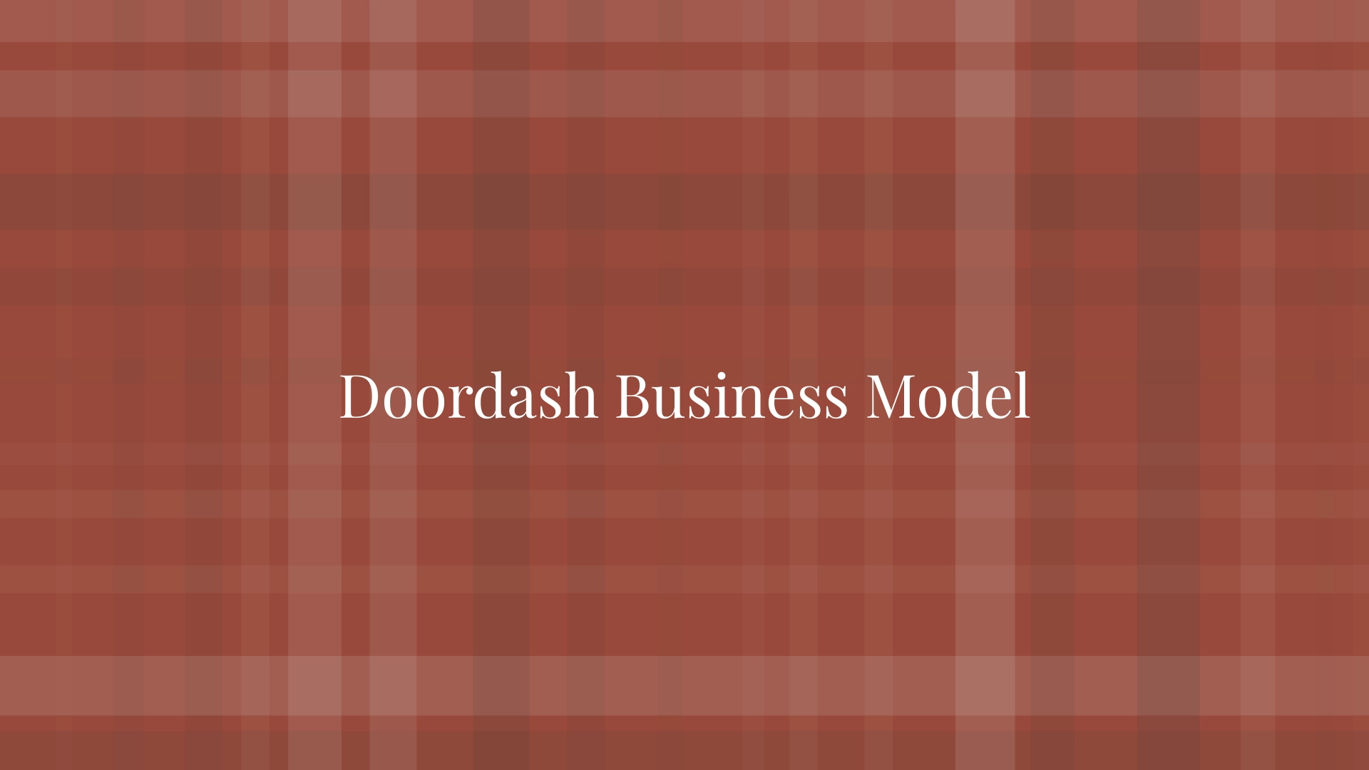 Doordash Business Model