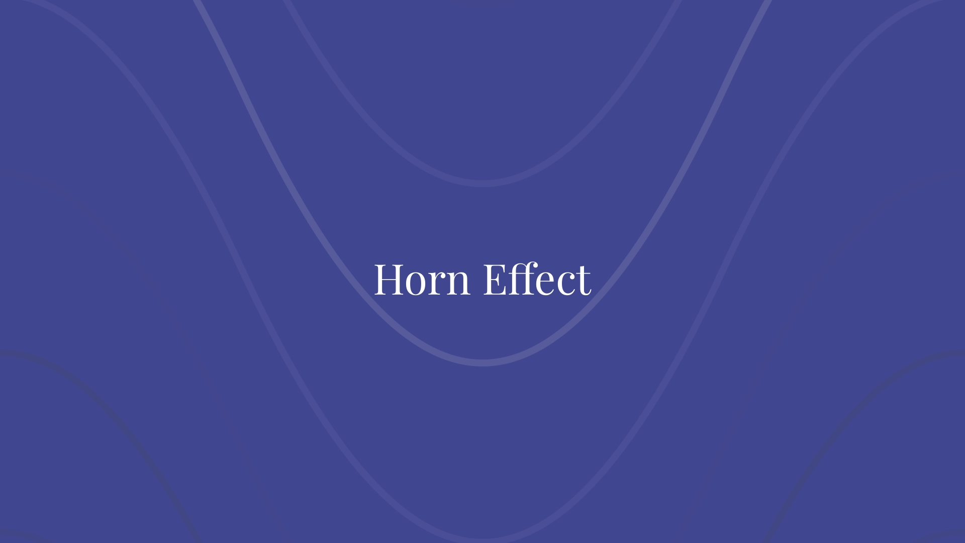 Horn Effect