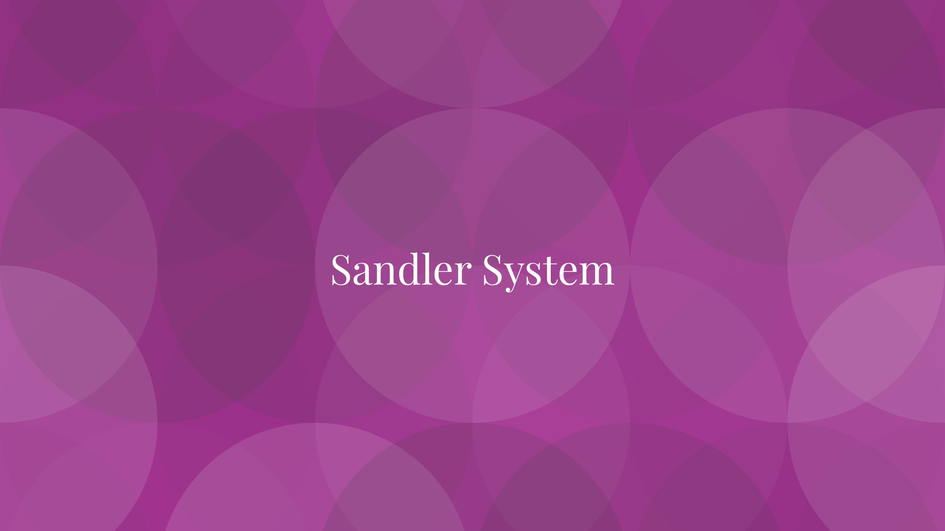Sandler System