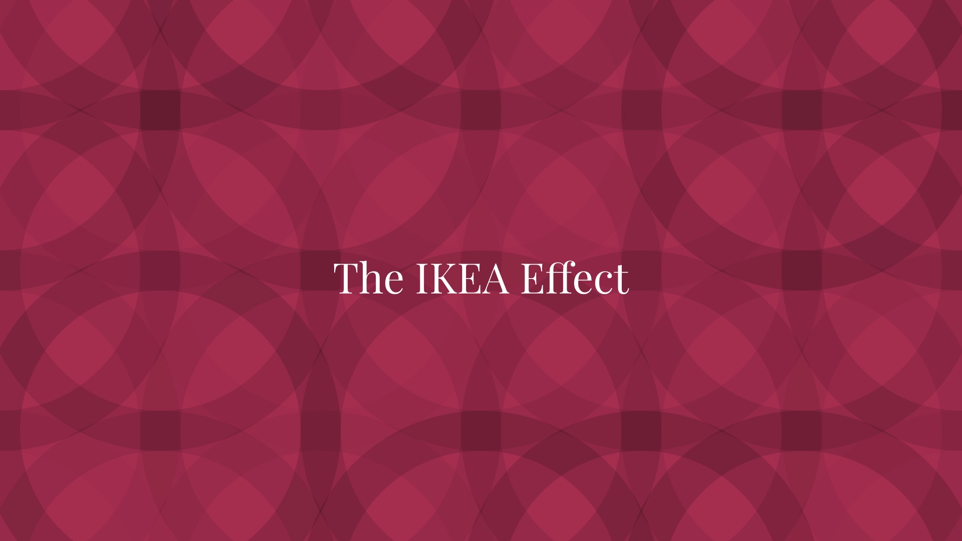 The IKEA Effect