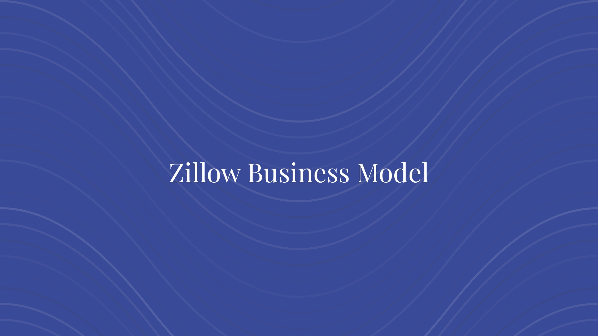 Zillow Business Model